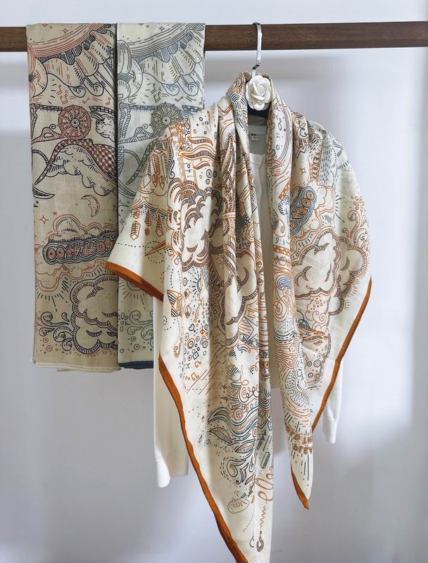 Hermes Scarf 135X135cm E16